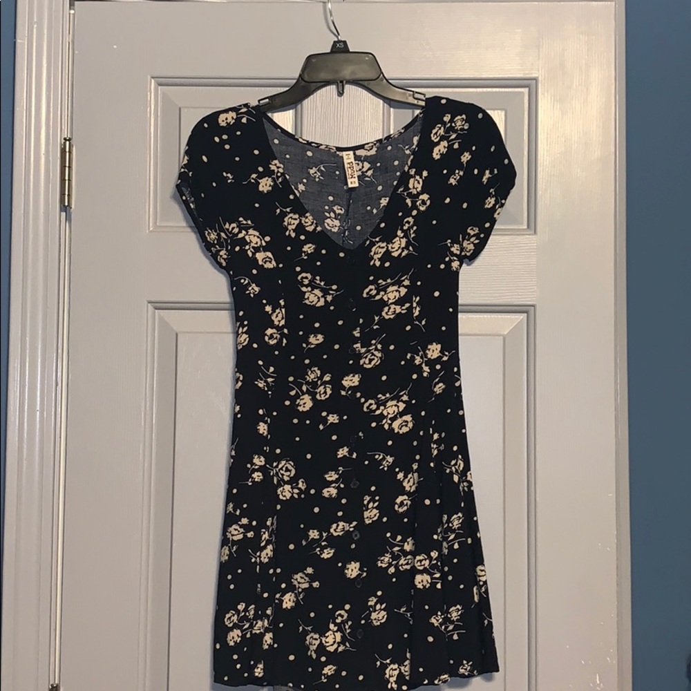 Floral Button Dress